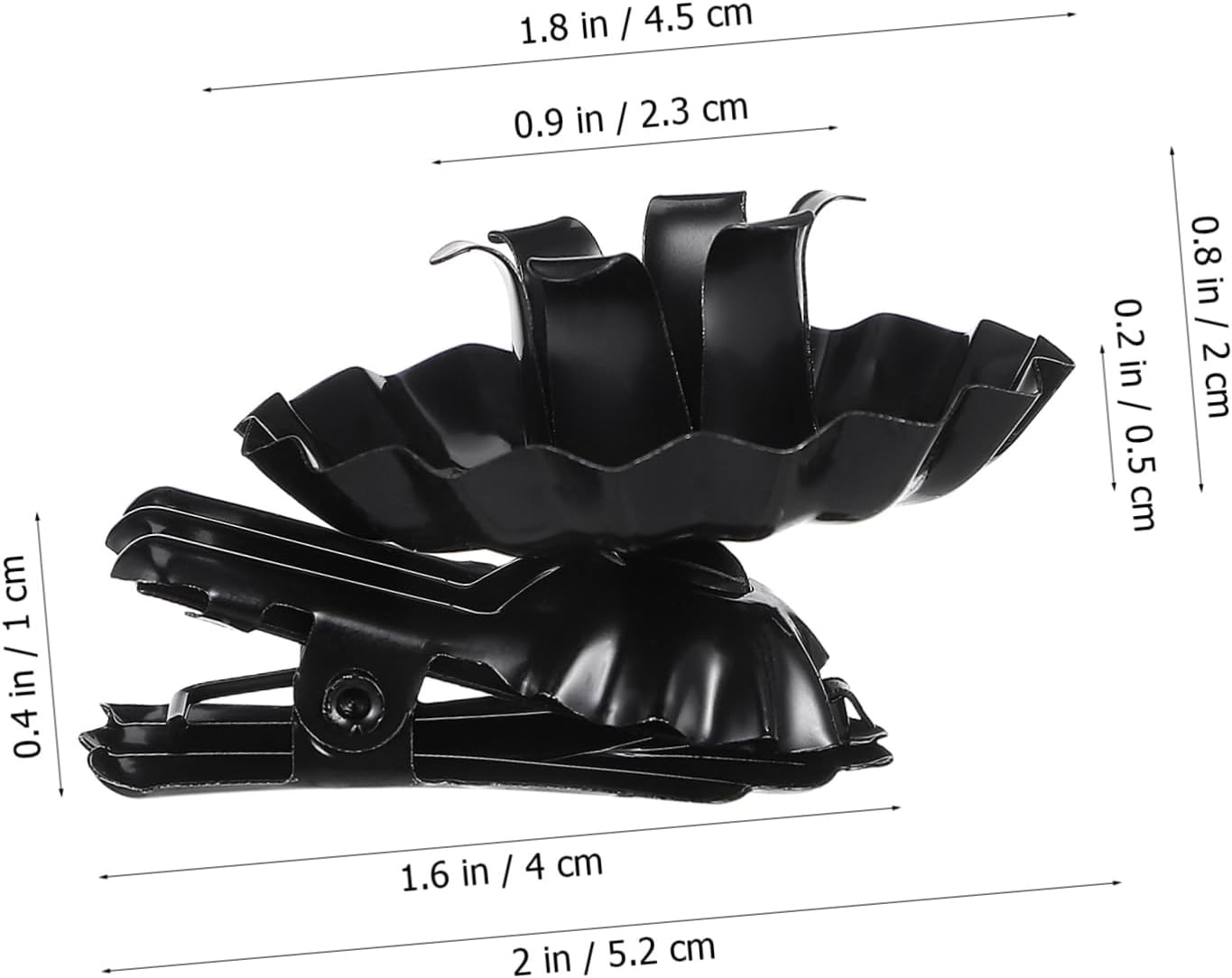 ABOOFAN 20pcs Metal Candle Clips for Christmas Tree Decoration