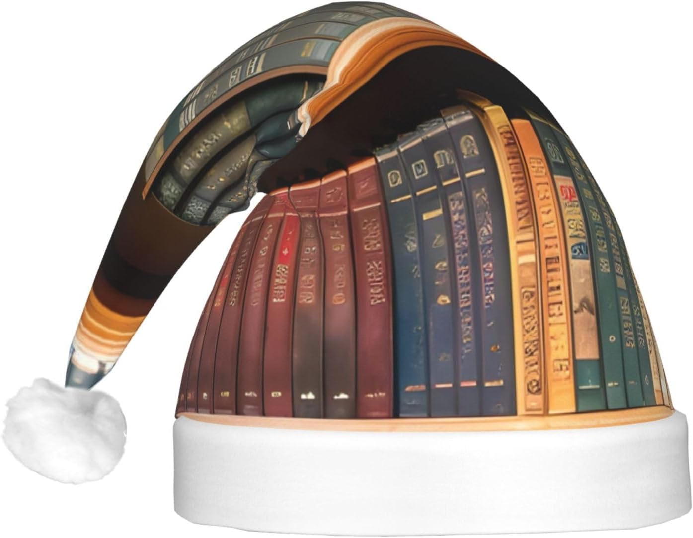 Velvet Santa Hat With LED Lights for Adults Christmas Party Hat