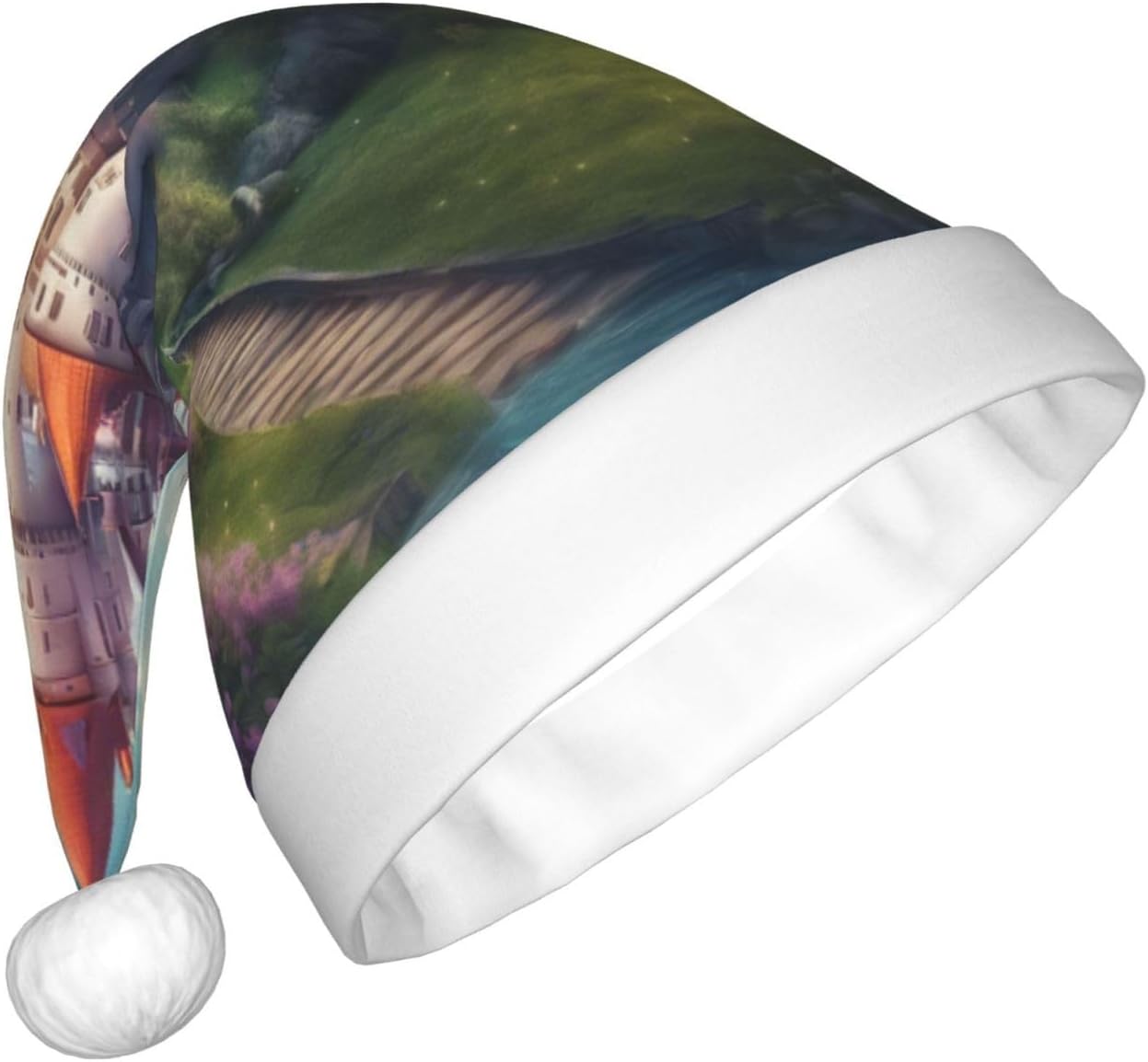 QINZHENG Magic Fairy Tale Castle Santa Hat