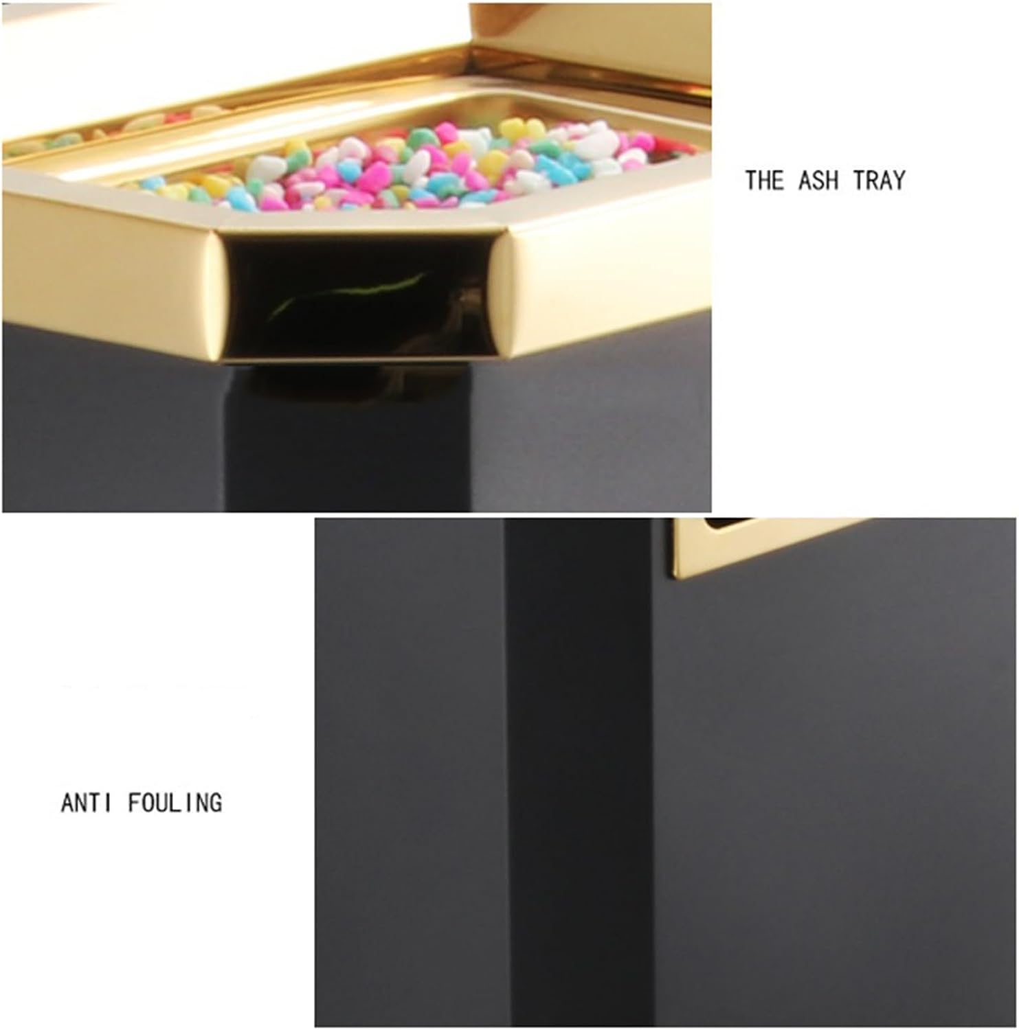 AZENHUA Standing Stainless Steel Ashtray