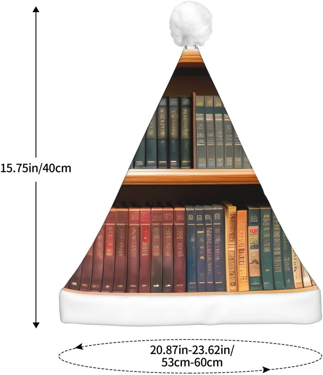 Velvet Santa Hat With LED Lights for Adults Christmas Party Hat