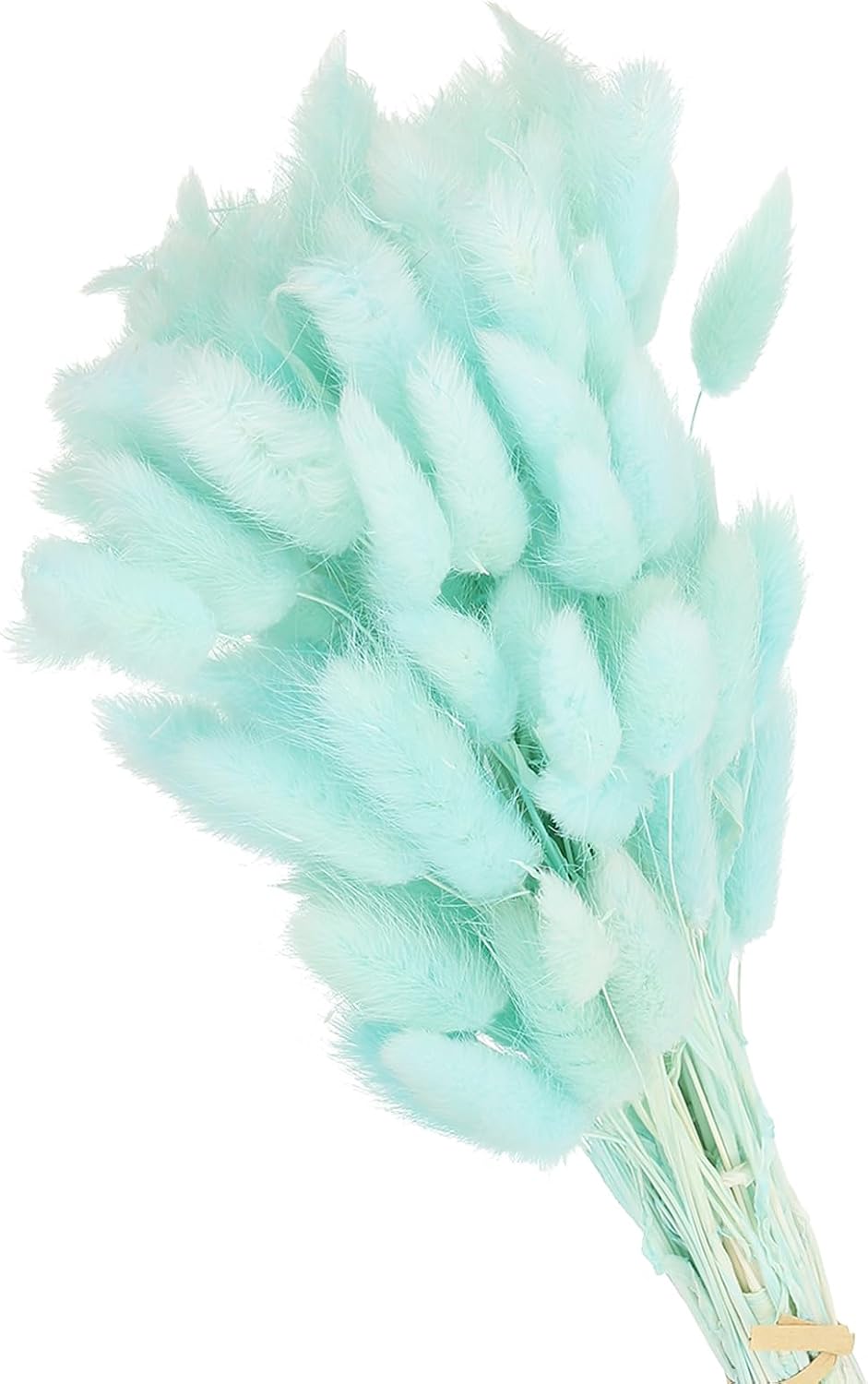 PATIKIL 157in Light Blue Bunny Tails Dried Flowers Decor