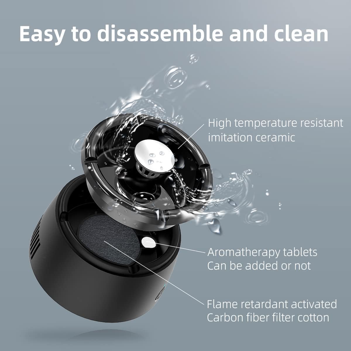 2-in-1 Smokeless Ashtray Air Purifier for Home