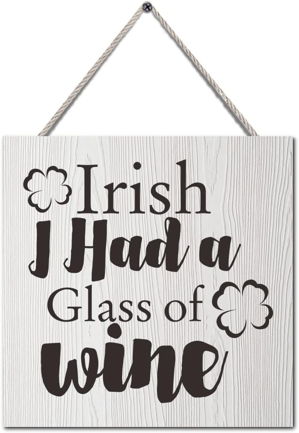 Vrurinss 8x8 Inch Decorative Wood Sign Plaque