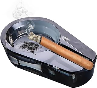 Glass Ashtray for Home Office Outdoor Use