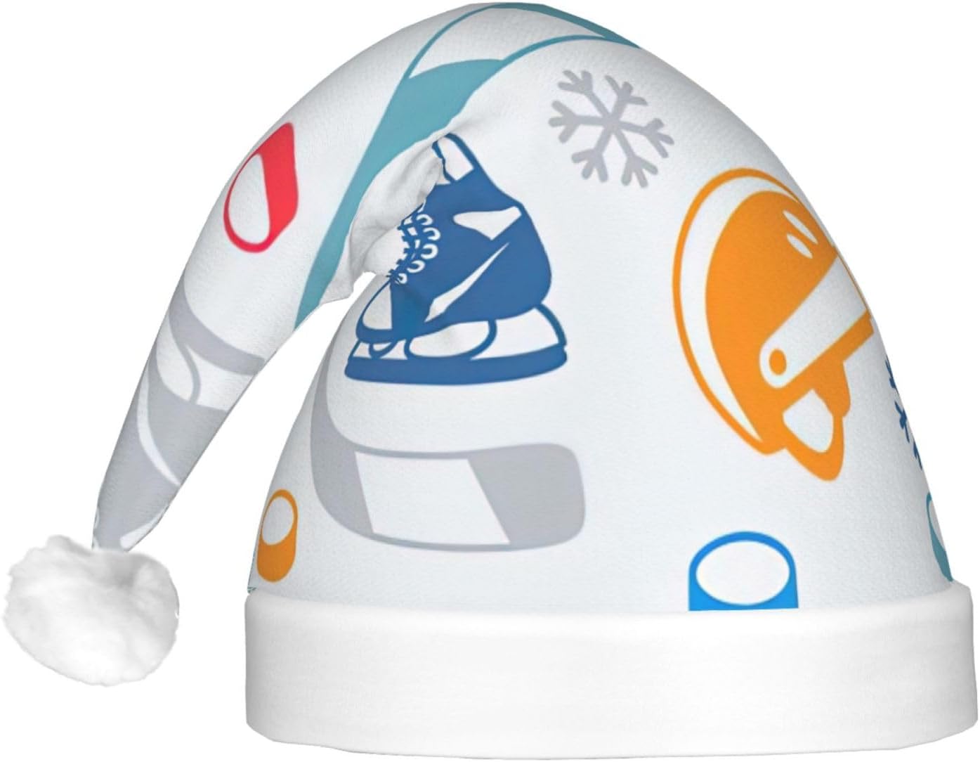 QINZHENG LED Light Up Santa Hat for Adults Christmas Party