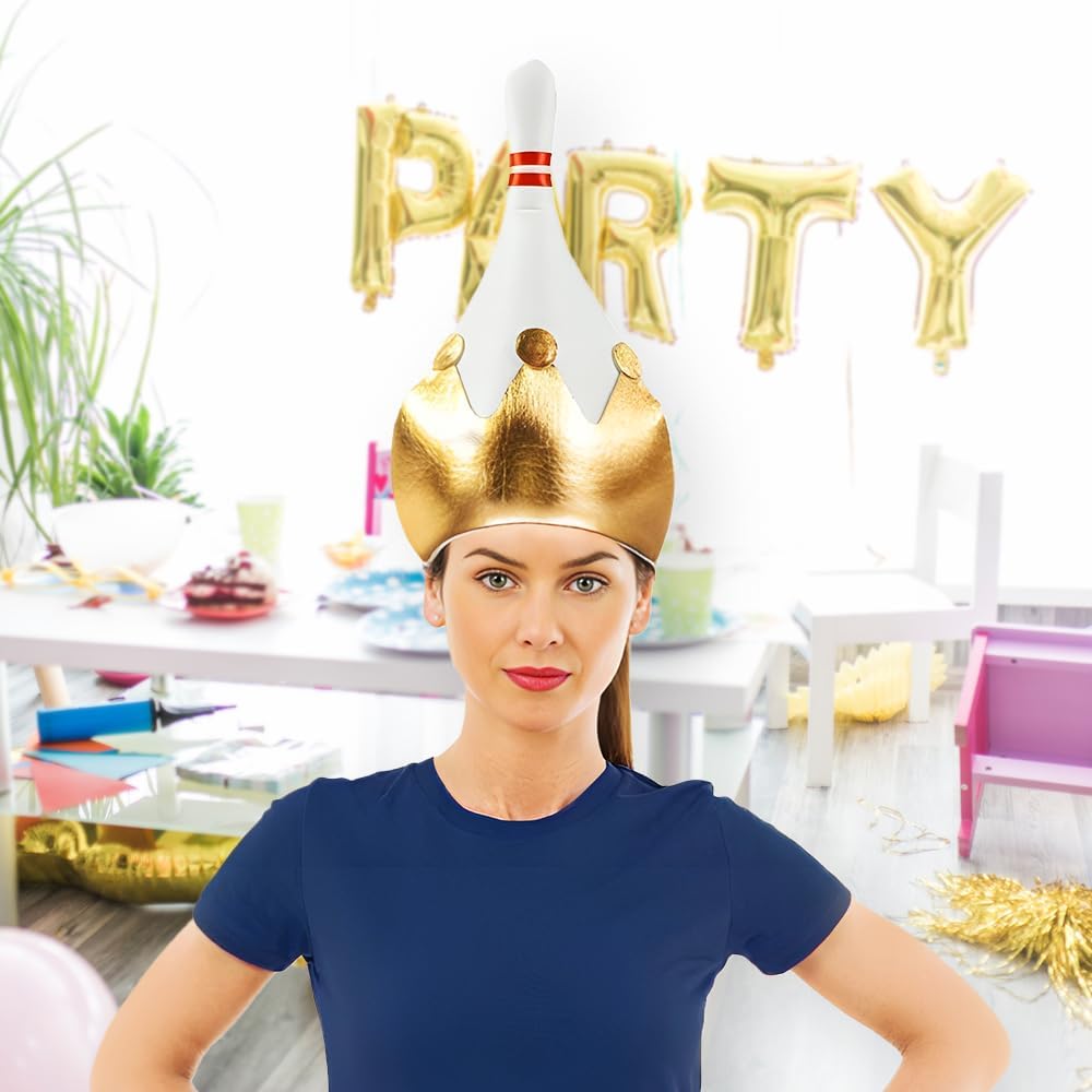 Funny Party Hats Bowling Party Favor Costume Hat White