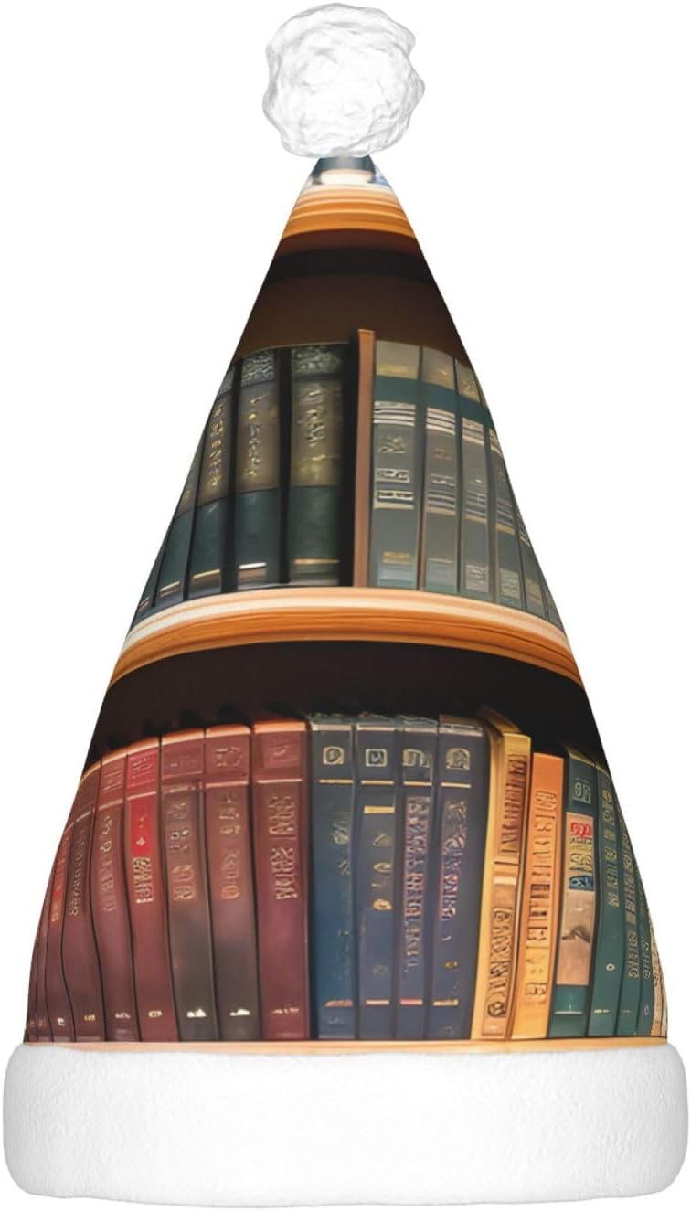 Velvet Santa Hat With LED Lights for Adults Christmas Party Hat