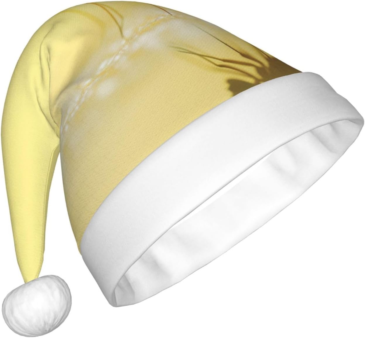 QINZHENG Yellow Dragonfly Santa Hat Christmas Party Gift for Women