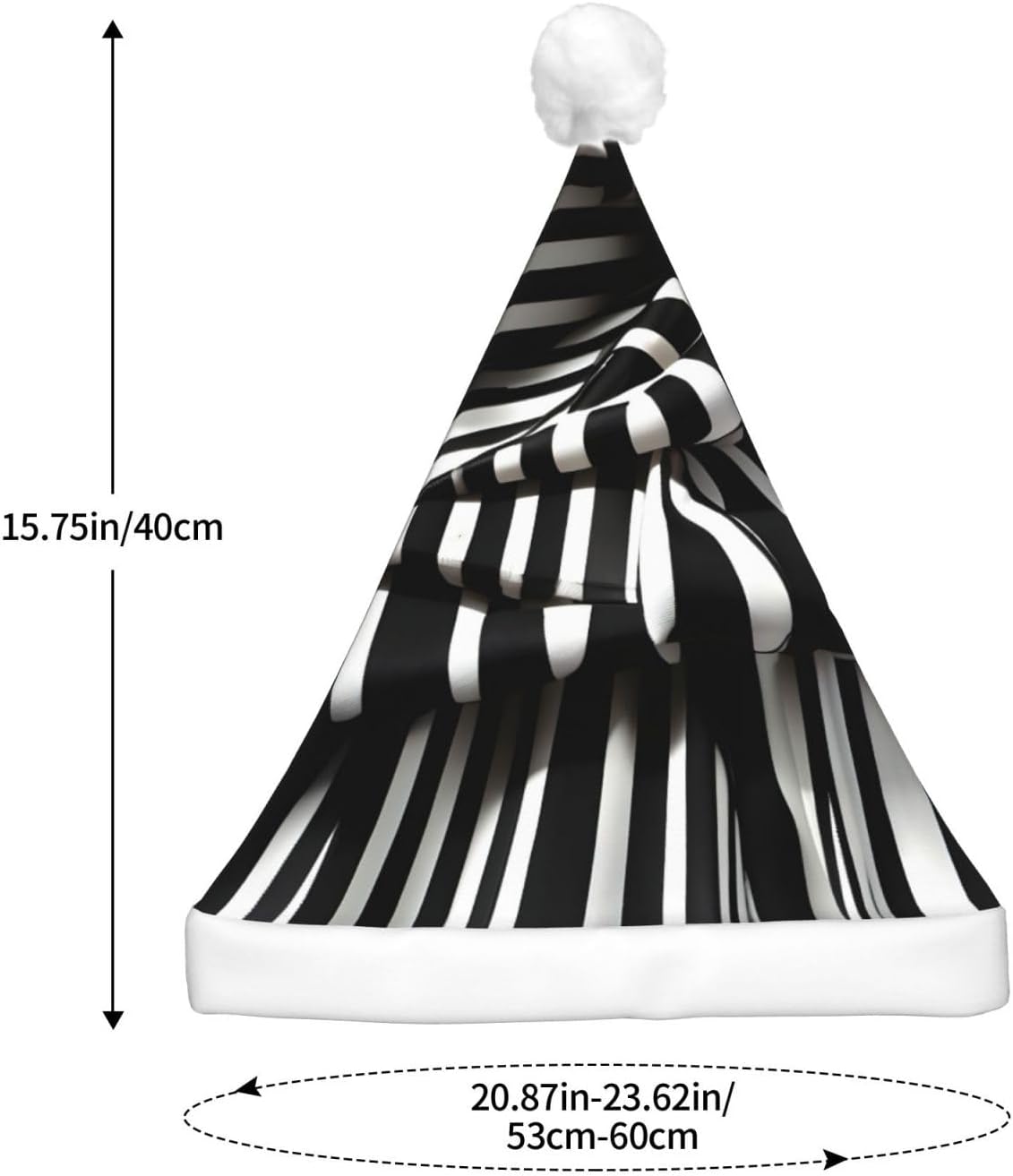 QINZHENG LED Light Santa Hat for Unisex Christmas Party