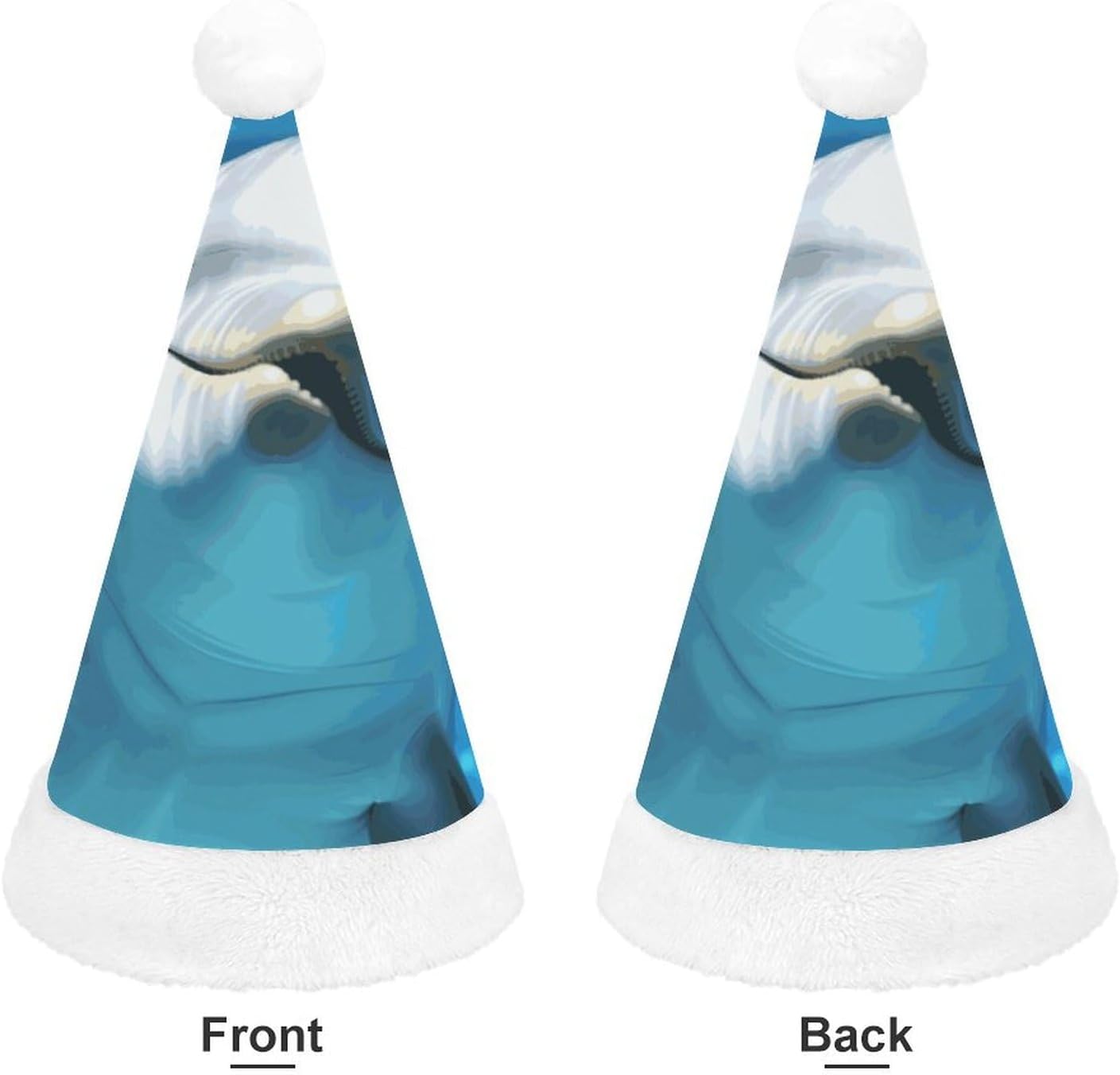 Santa Hat Dolphin with Smile Christmas Party Headwear