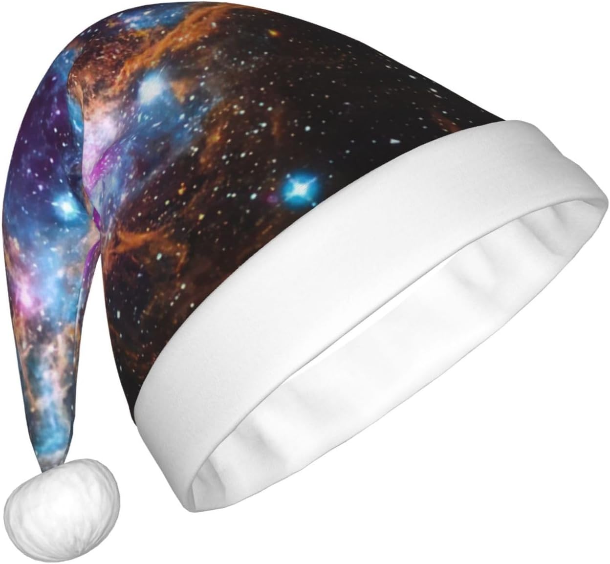 QinZheng Universe Galaxy Santa Hat for Women