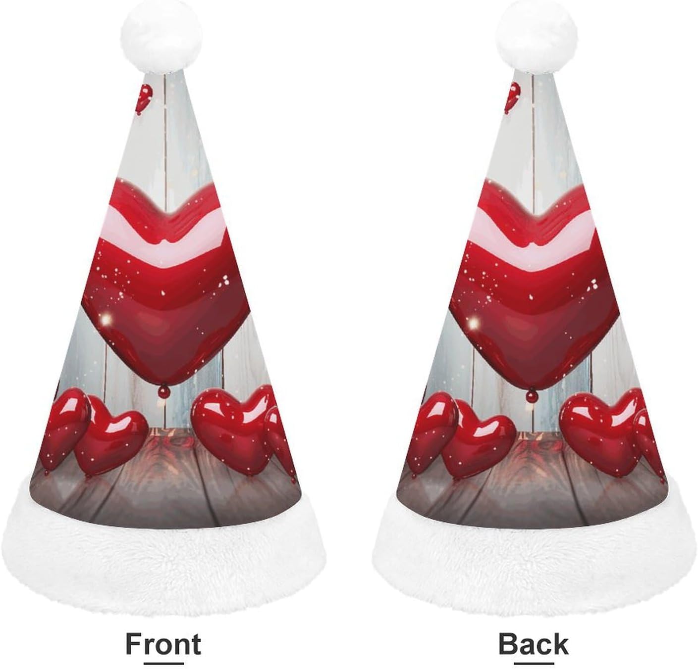 Santa Hat Love Heart Christmas Party Headwear