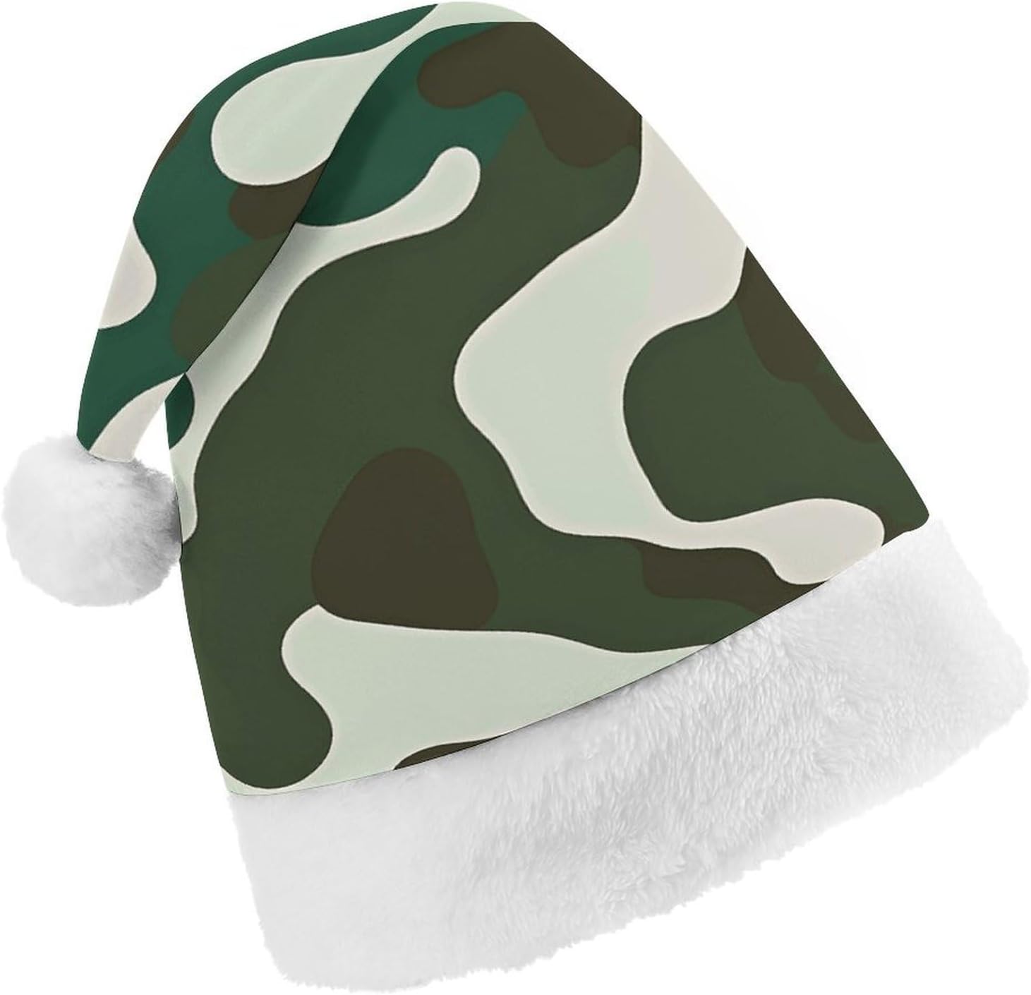 Santa Hat Green Christmas Party Headwear for Adults
