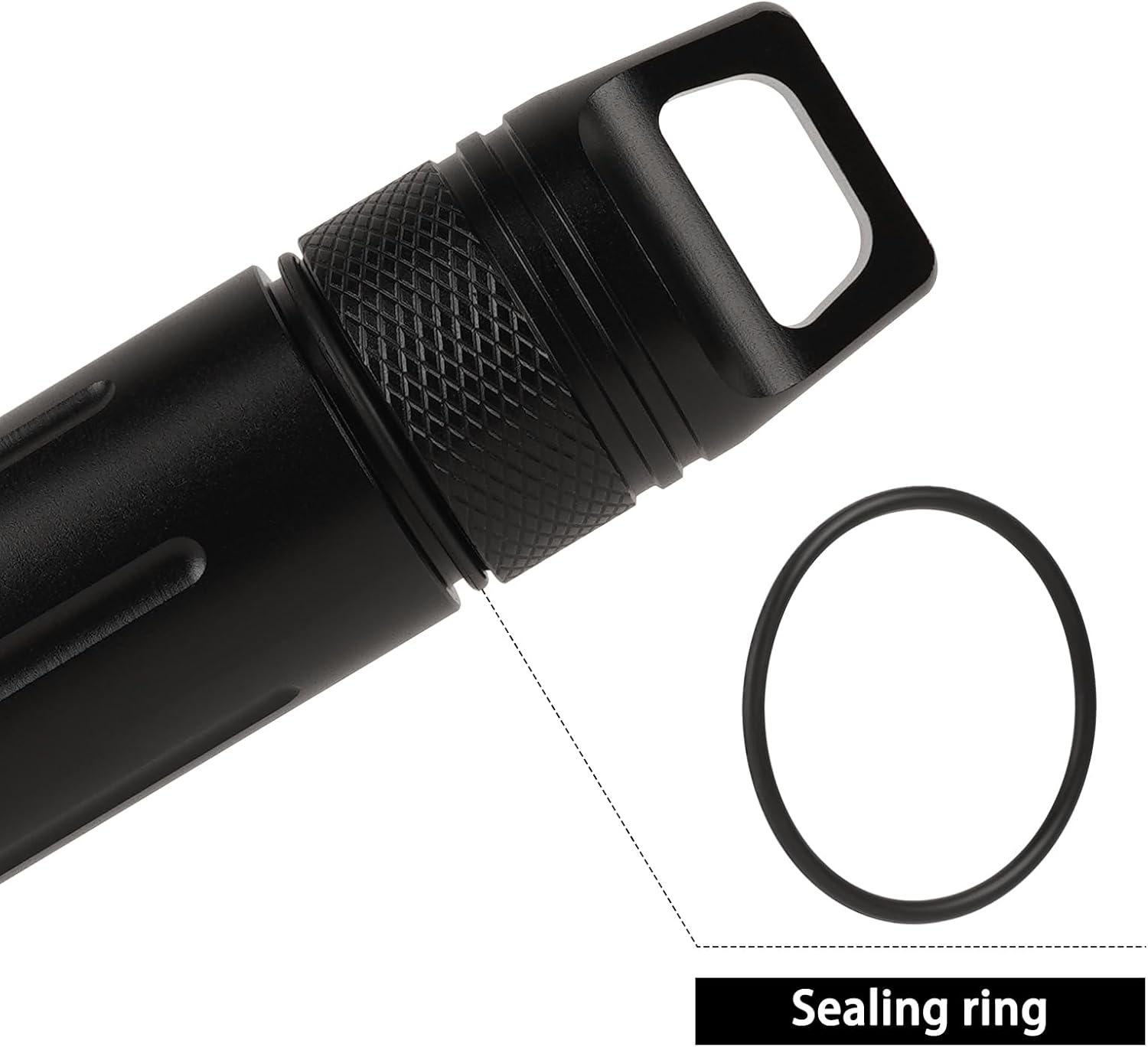 SHIDOW Portable Ashtray with Lid 2Pcs Black