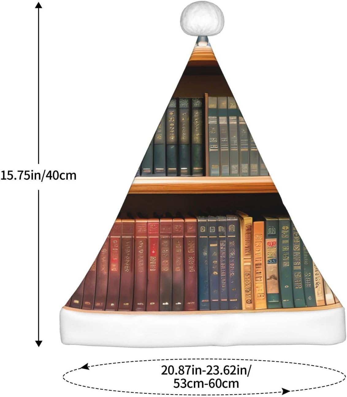 QINZHENG Personalized Santa Hat Velvet Plush Christmas Gift for Women Adults