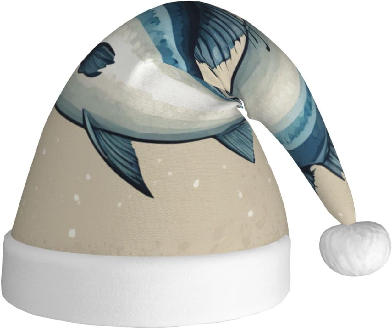 QINZHENG Bluefish Design Santa Hat for Women