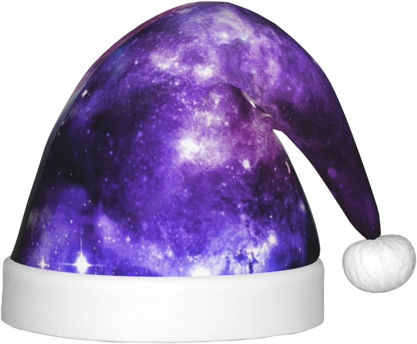 Galaxy Sky Print Christmas Santa Hat Small Size