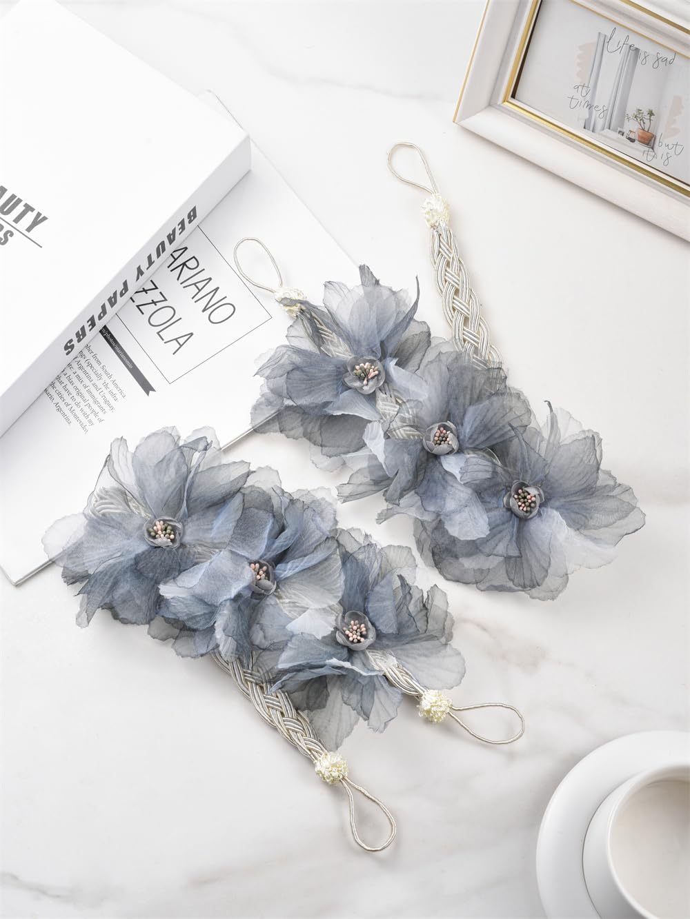 SUQ I OME Boho Curtain Tiebacks Set of 2