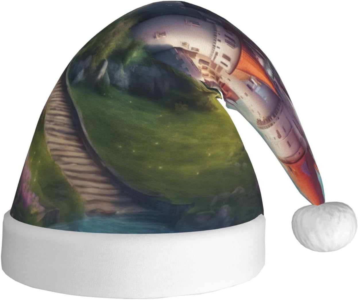 QINZHENG Magic Fairy Tale Castle Santa Hat