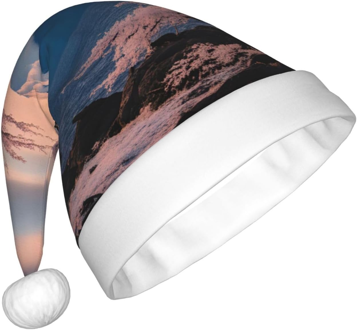 Qin And Zheng Japan Mount Fuji Santa Hat