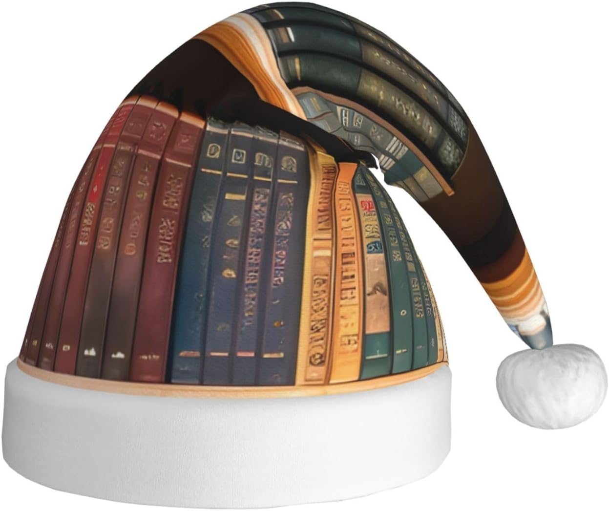 QINZHENG Personalized Santa Hat Velvet Plush Christmas Gift for Women Adults