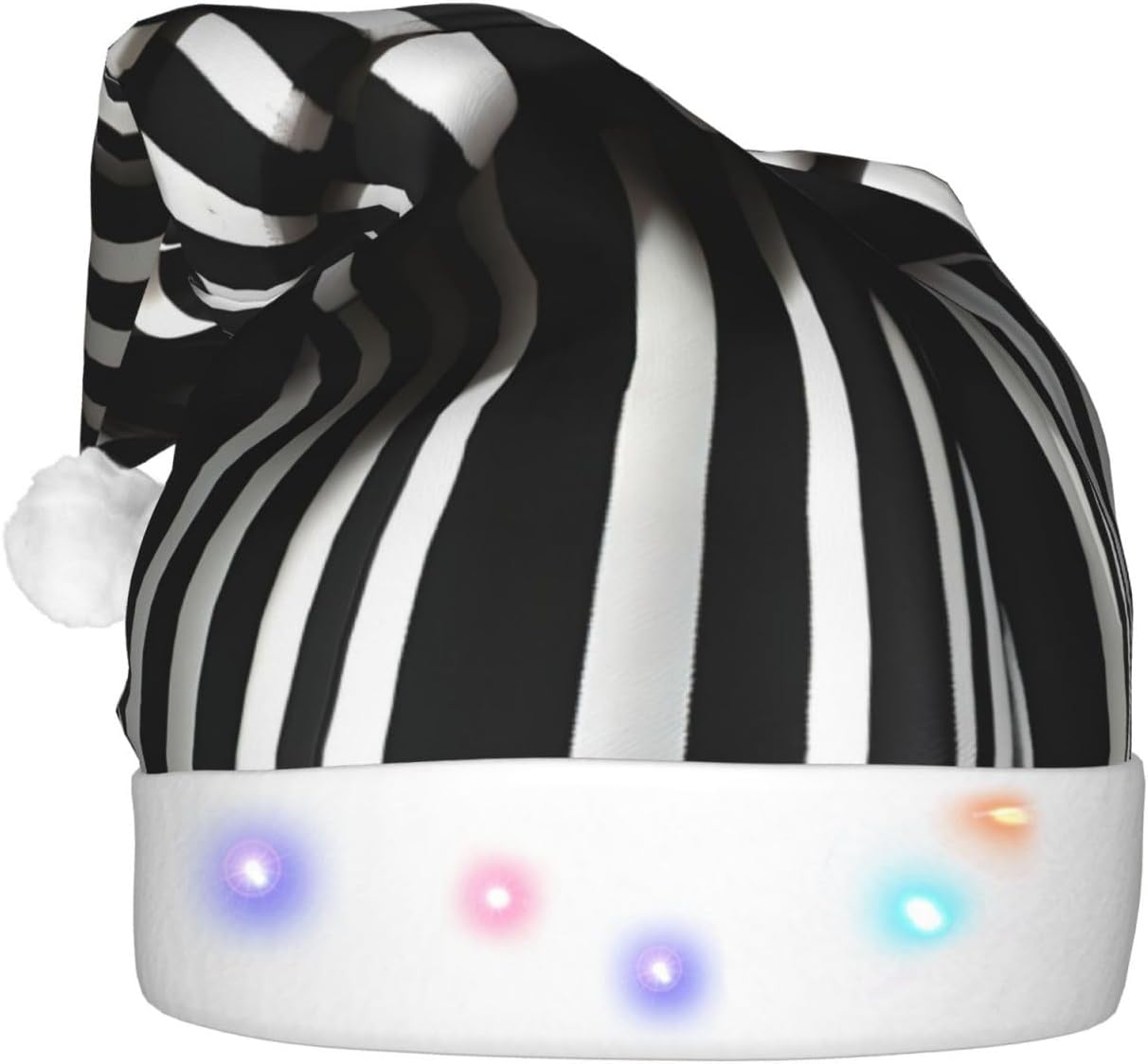 QINZHENG LED Light Santa Hat for Unisex Christmas Party