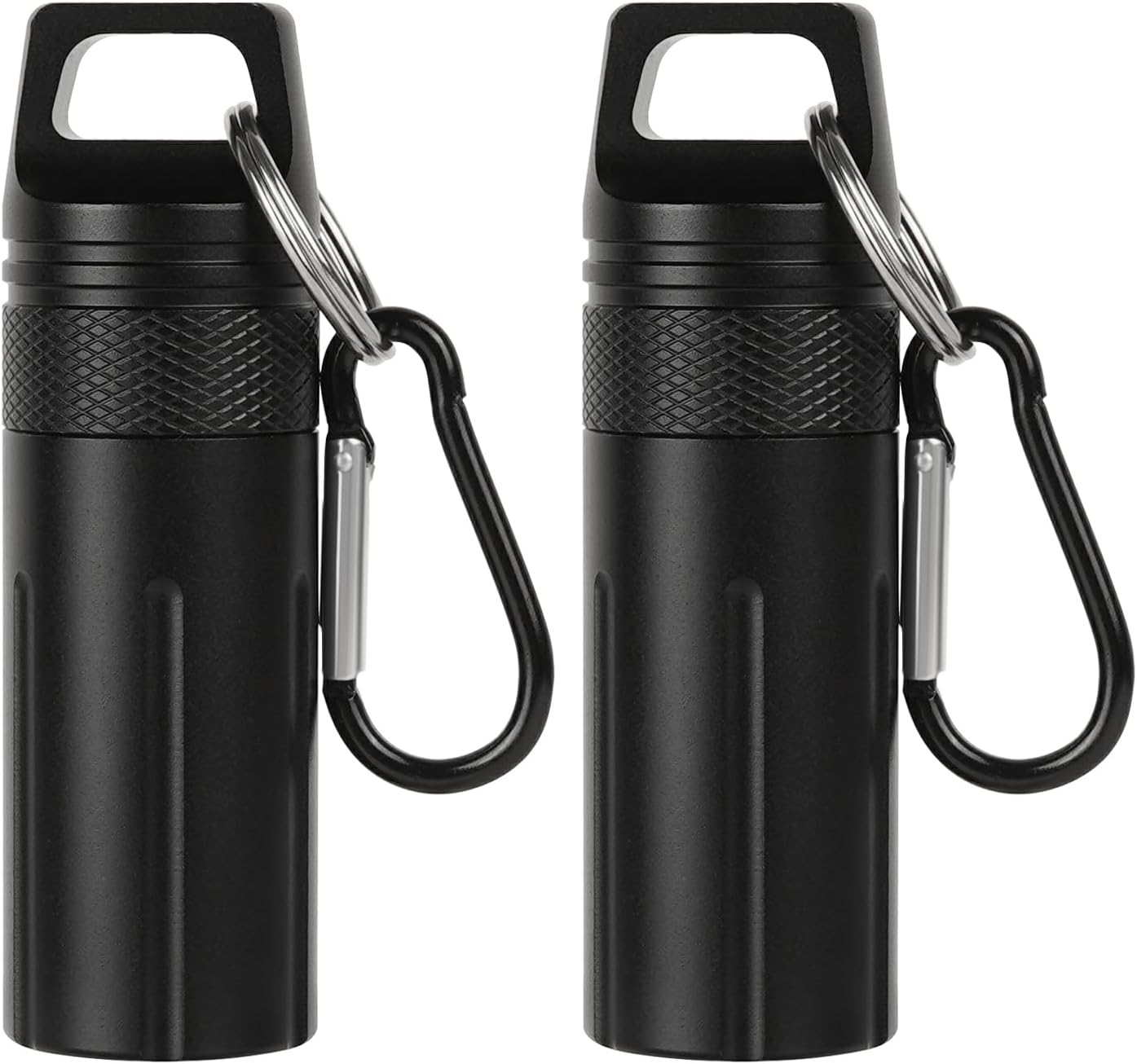 SHIDOW Portable Ashtray with Lid 2Pcs Black