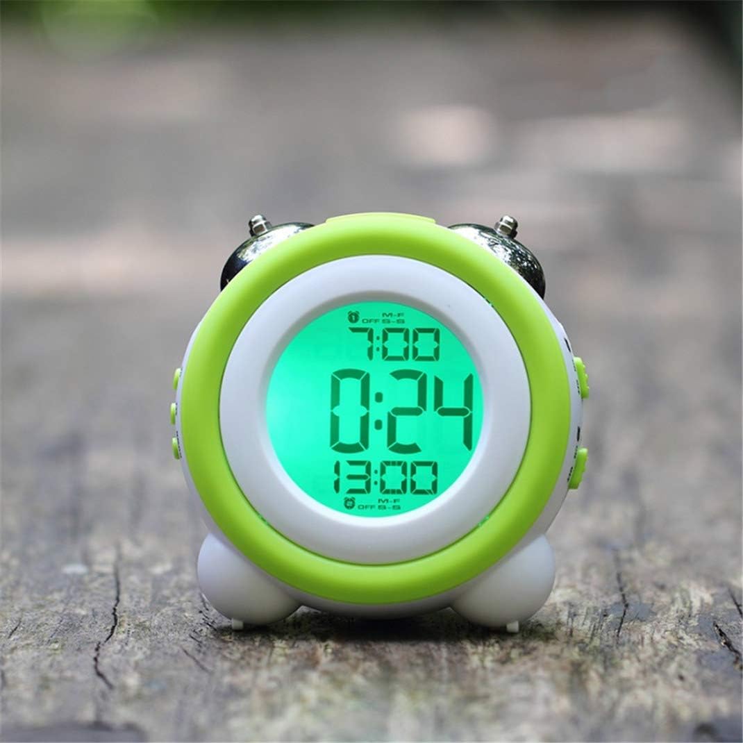 Mechanical Double Bell Alarm Clock with LCD Display