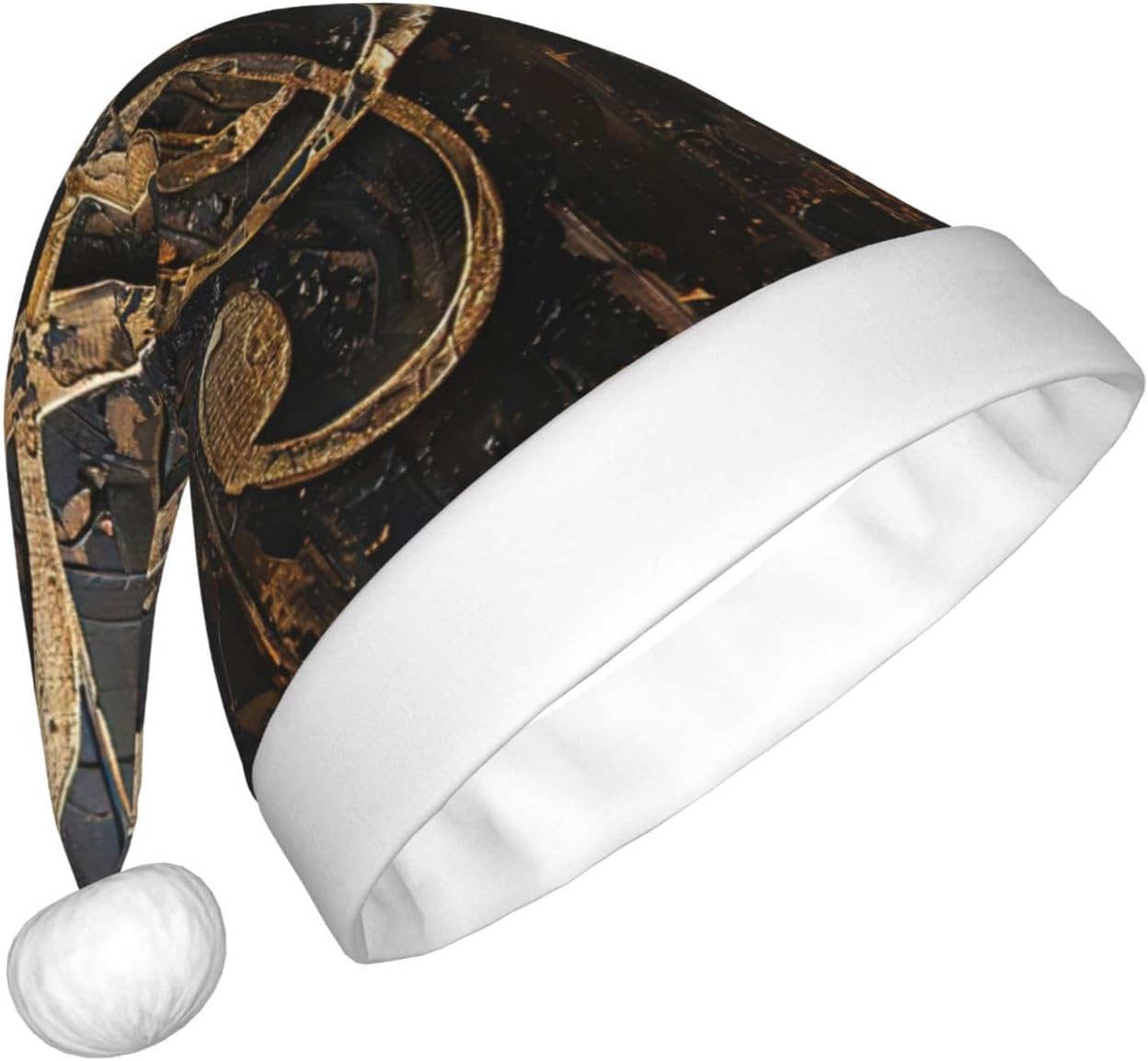 Music Symbol Christmas Santa Hat Plush Funny For Adults Party