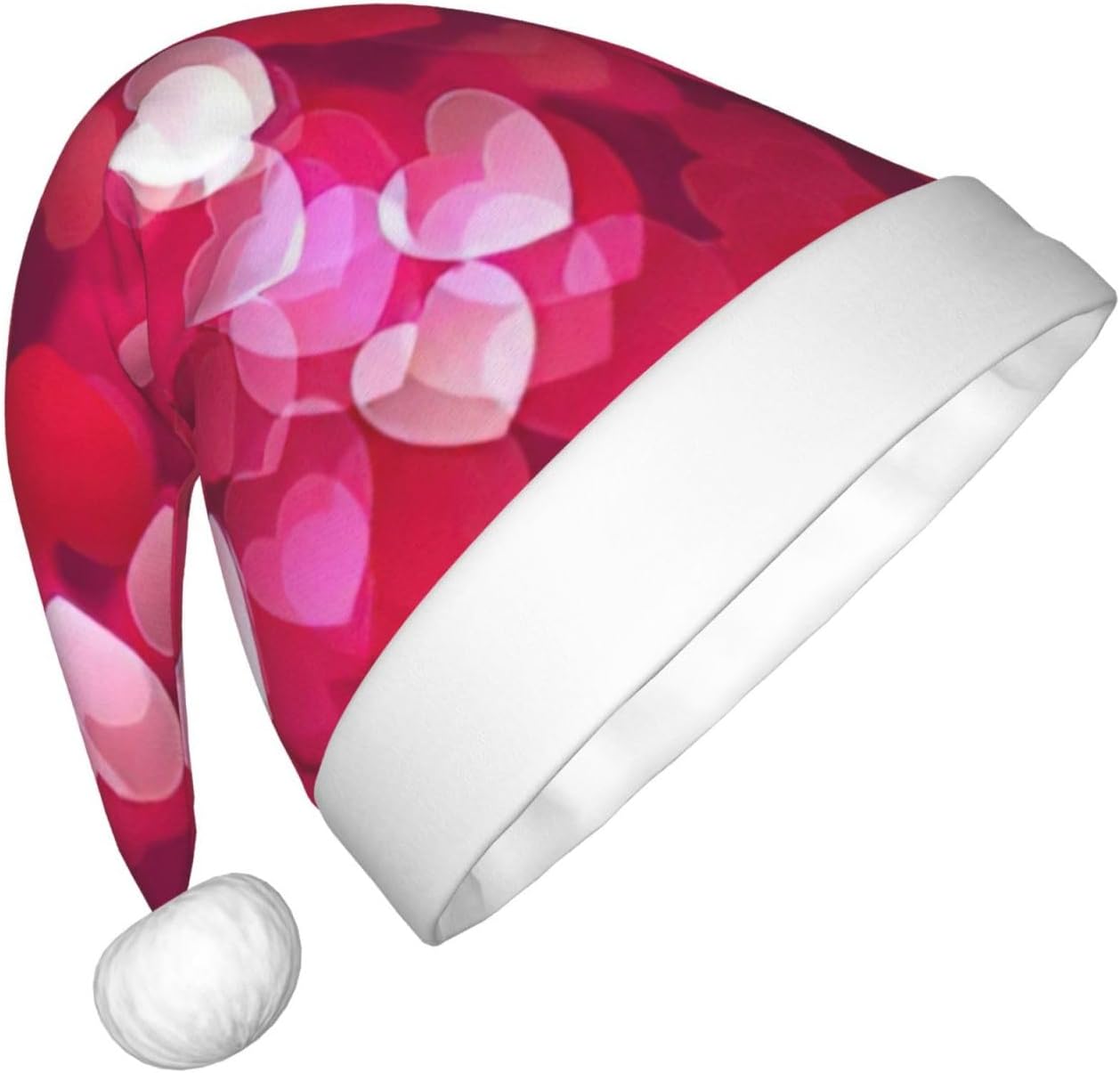 Valentines Love Heart Santa Hat Funny Christmas Headwear