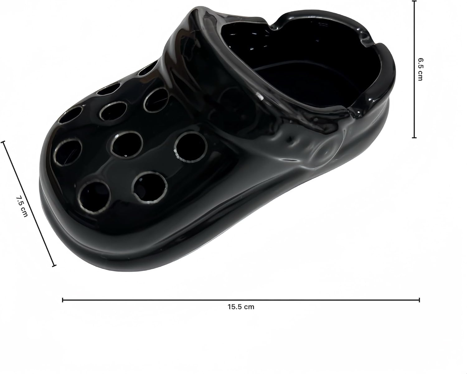 Cute Crocs-Shaped Ceramic Smokeless Ashtray