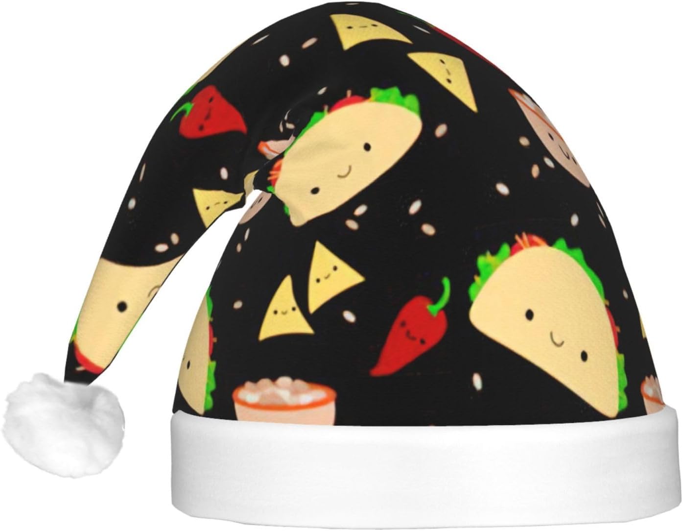 QinZheng LED Christmas Santa Hat for Adults