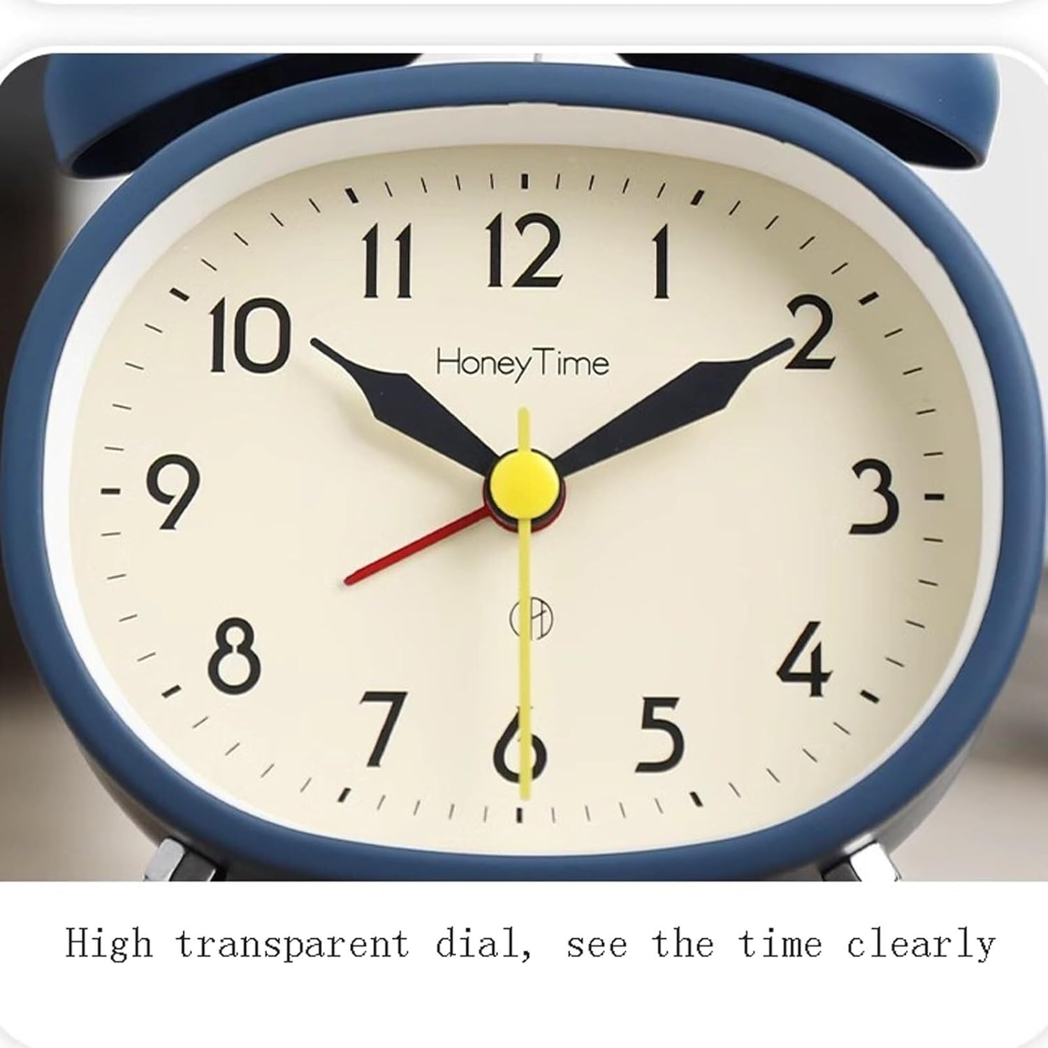 4 Inch Double Bell Alarm Clock with Backlight and Retro Style