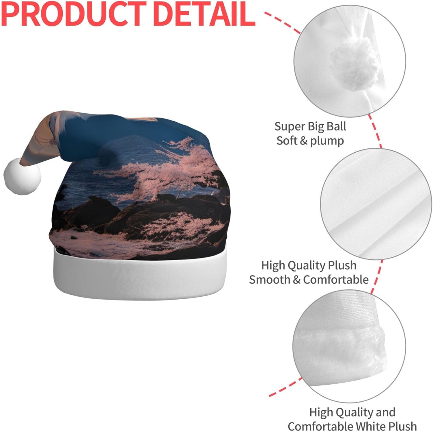 Qin And Zheng Japan Mount Fuji Santa Hat