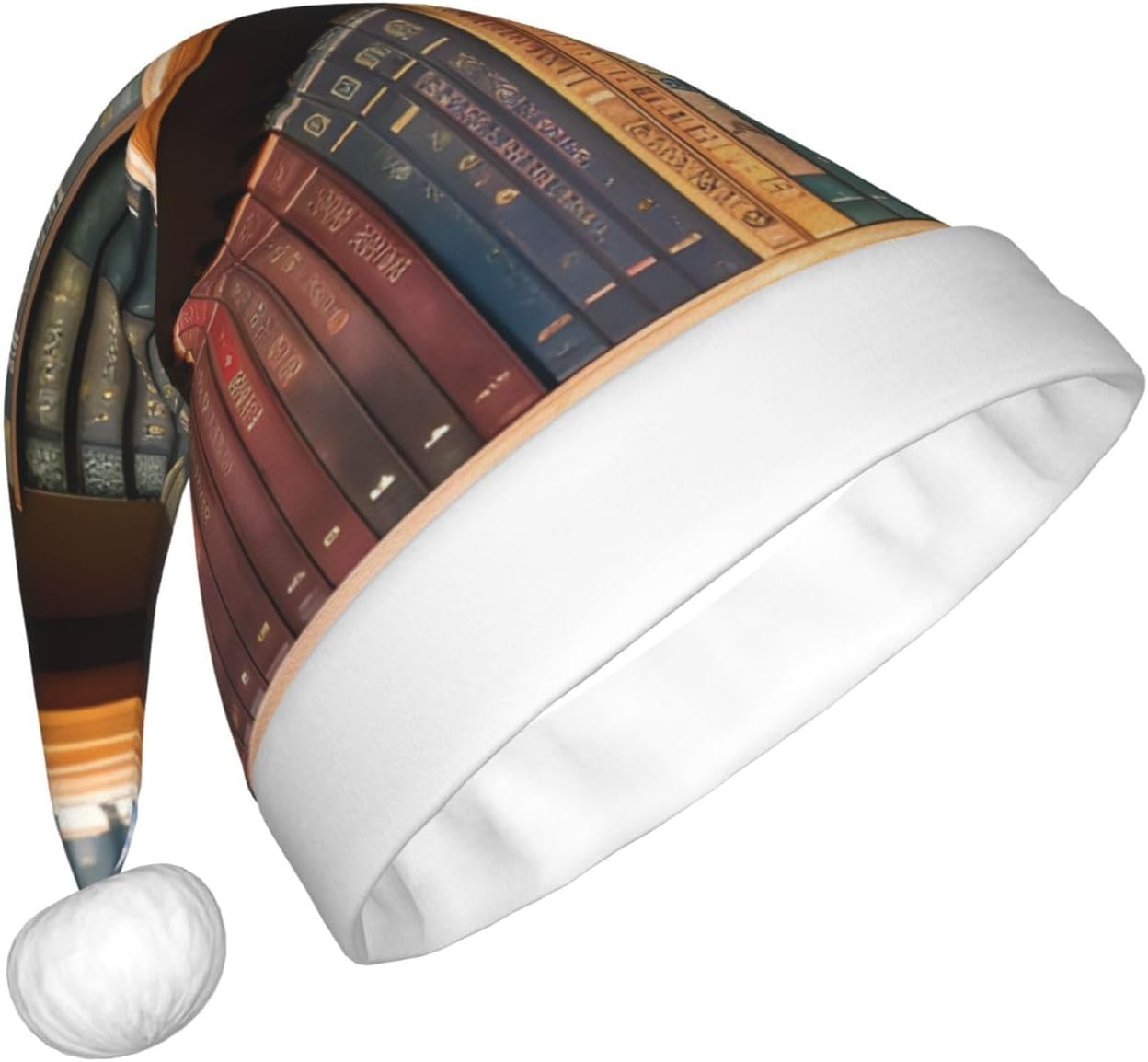 QINZHENG Personalized Santa Hat Velvet Plush Christmas Gift for Women Adults