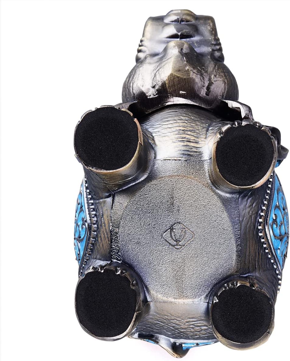 LAUYOO Stand Elephant Windproof Ashtray with Lid