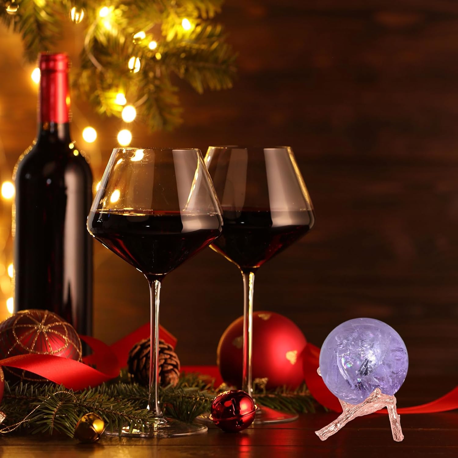 Uxcell 35 Inch Metal Crystal Ball Display Stand