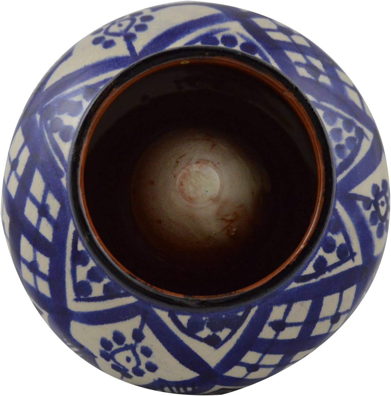 Handmade Moroccan Ceramic Ashtray with Vivid Colors