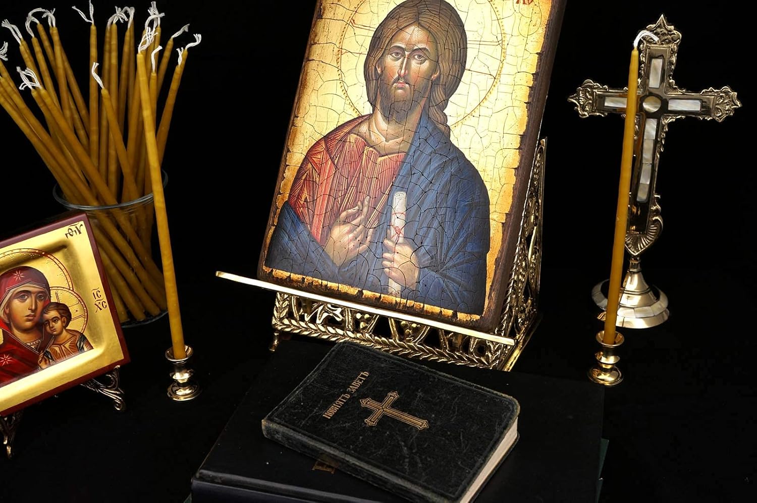 Mini Brass Candle Holder for Thin Candles