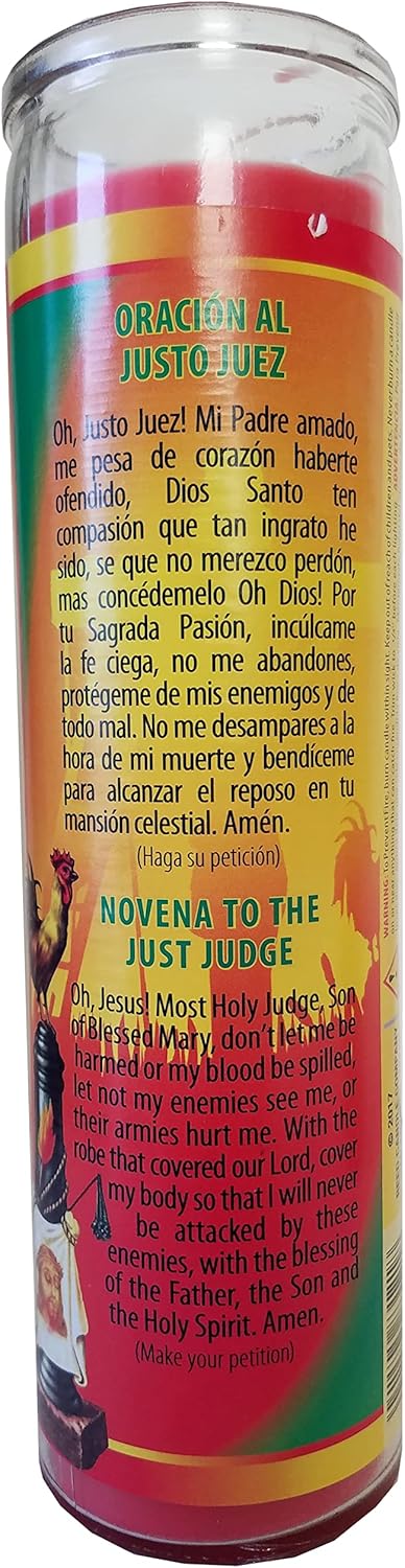 Just Judge Pillar Candle for Home Decor
