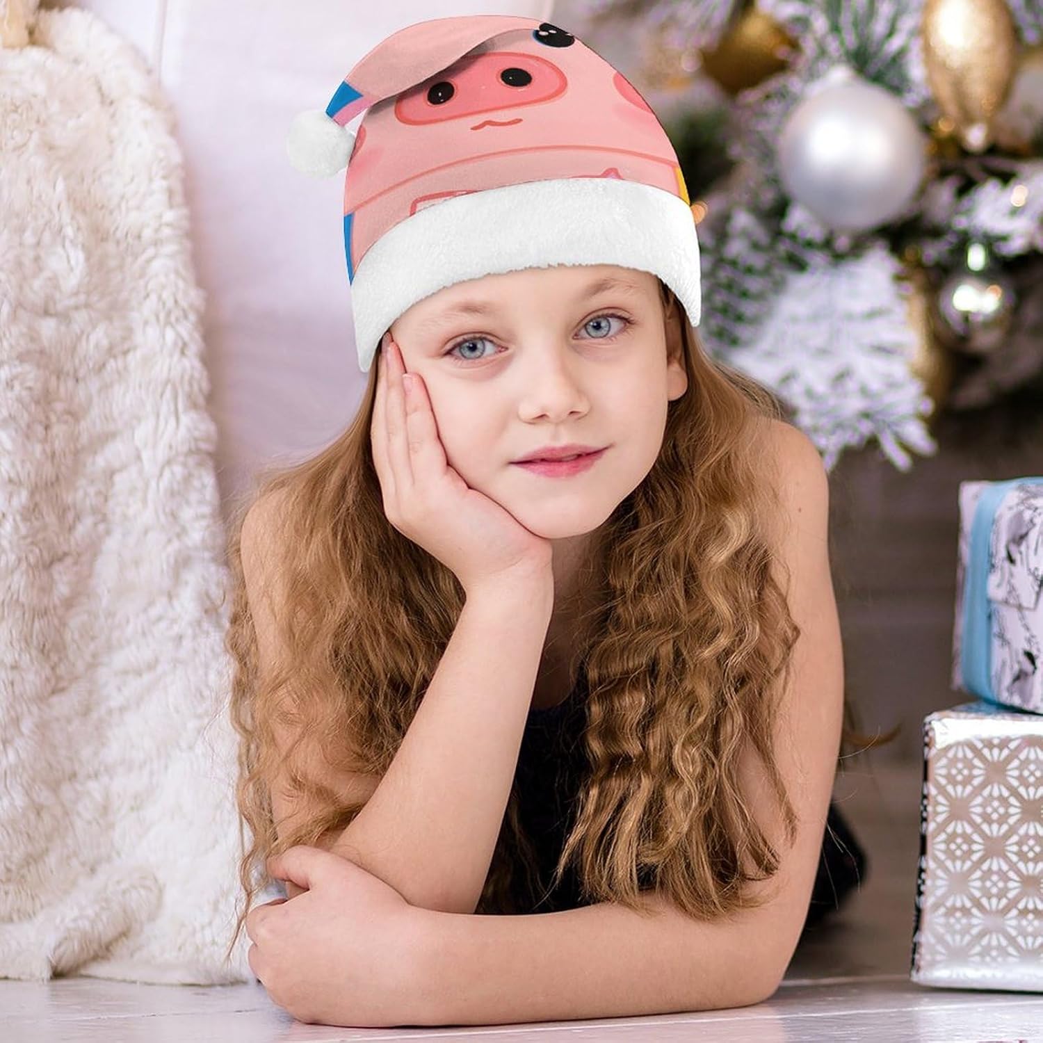Cute Animal Christmas Hat for Adults and Kids