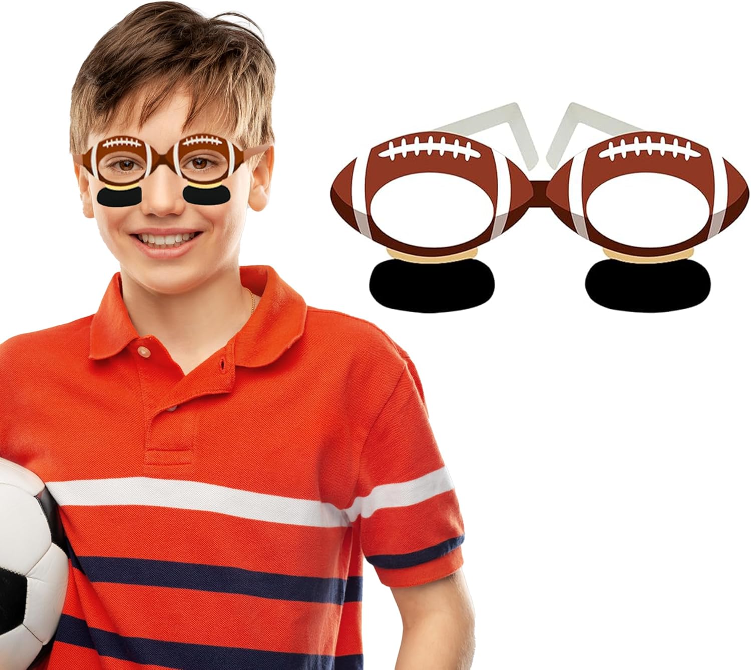 4Es Novelty Football Paper Glasses 36 Pack