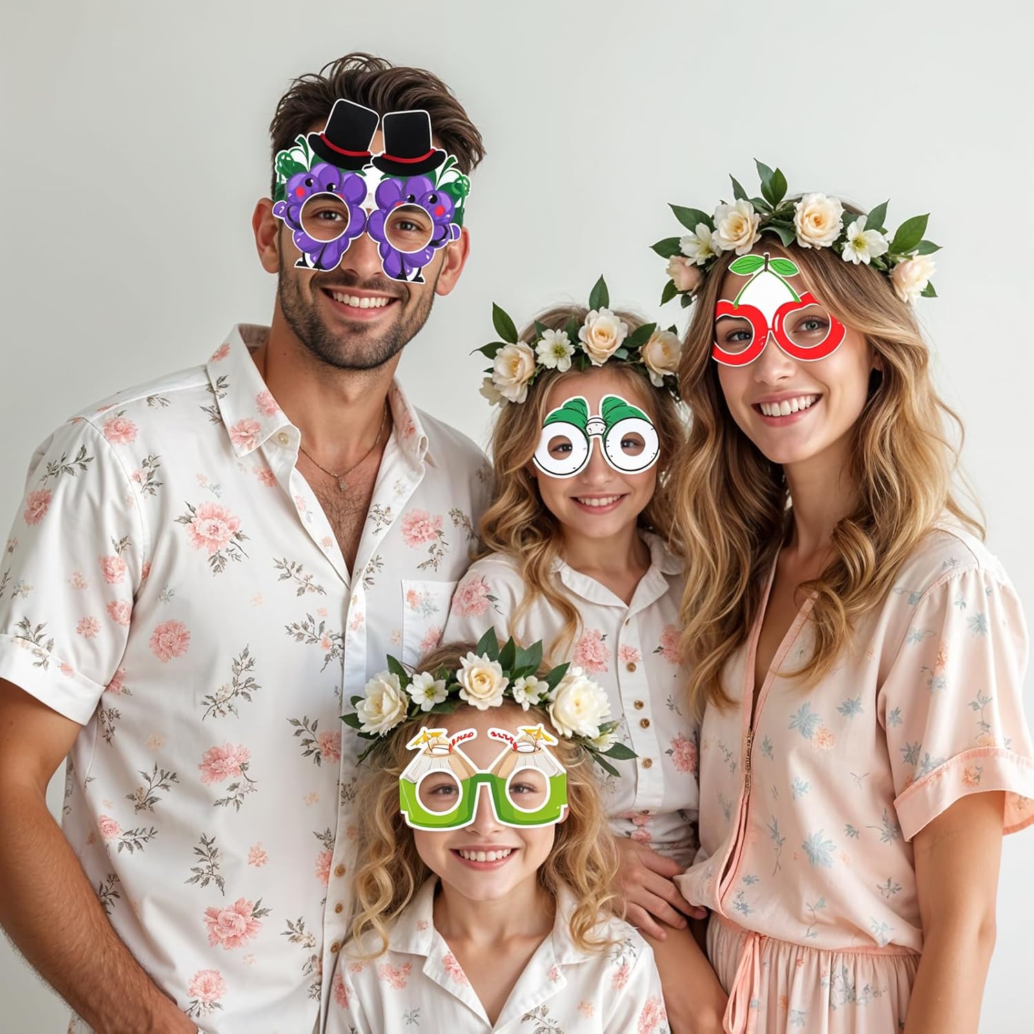 Quilax Hawaiian Luau Party Sunglasses 18Pcs Set