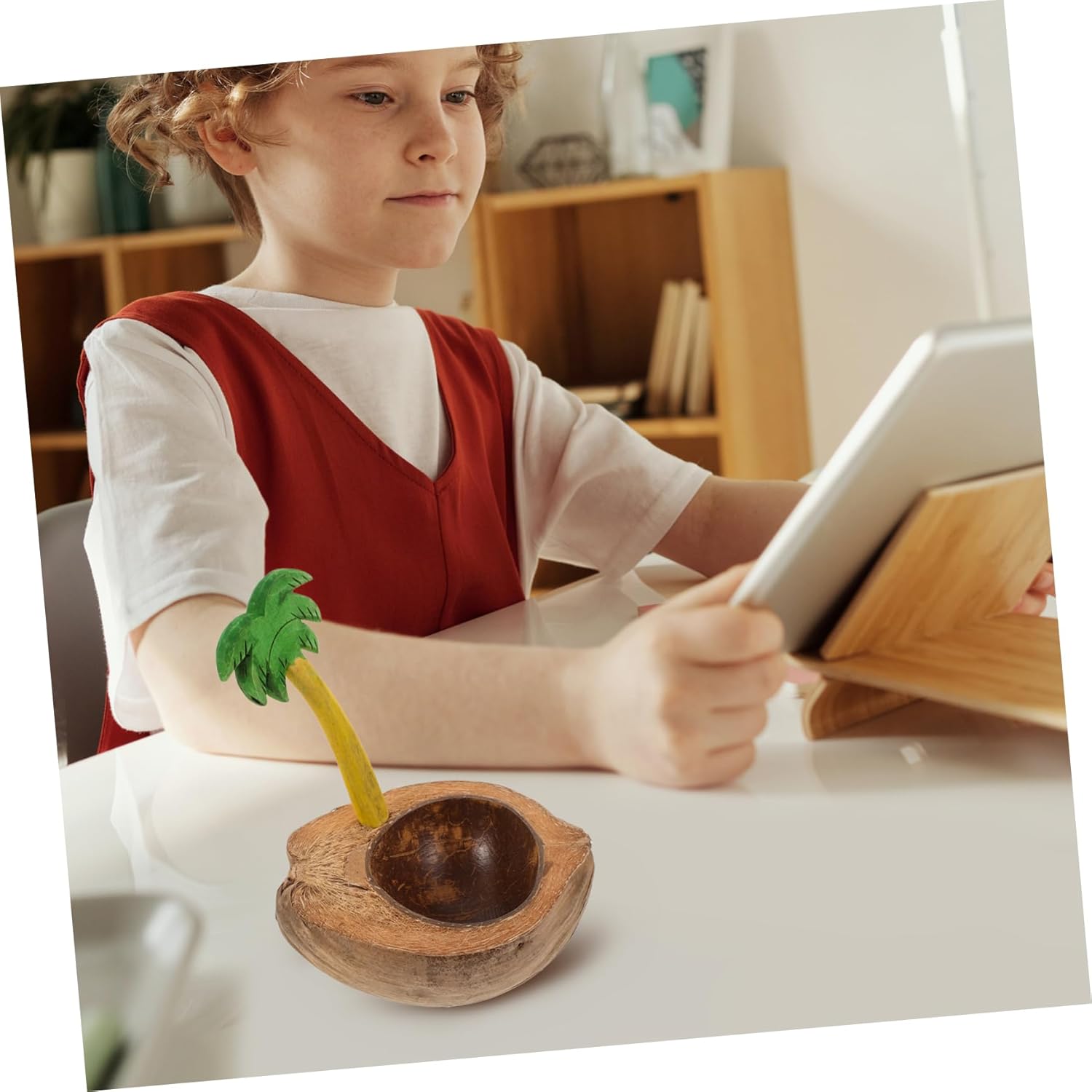 Wakauto Coconut Shell Candle Holder for Home Decor