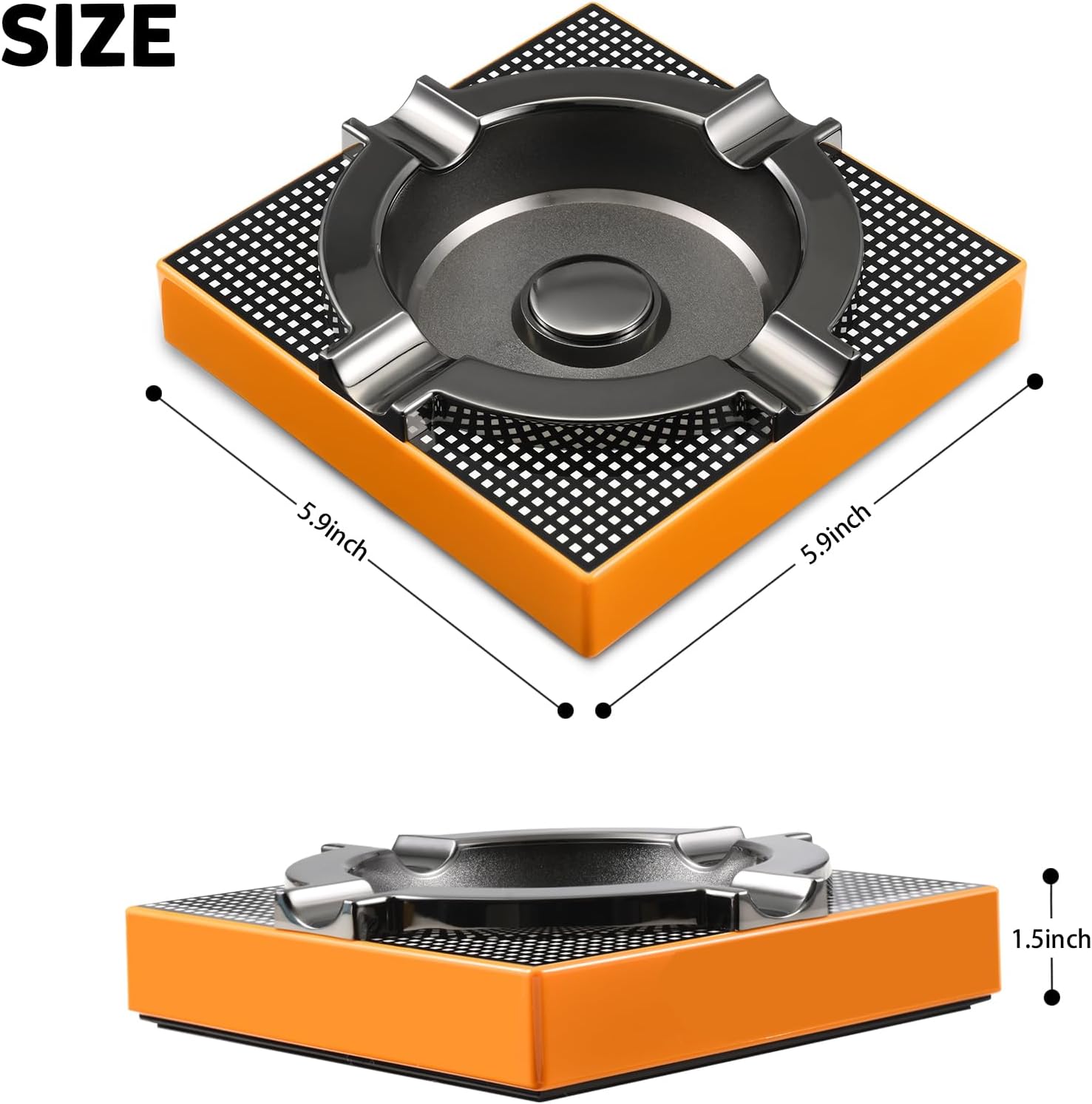 OILP Cigar Ashtray Outdoor with Black Gift Box