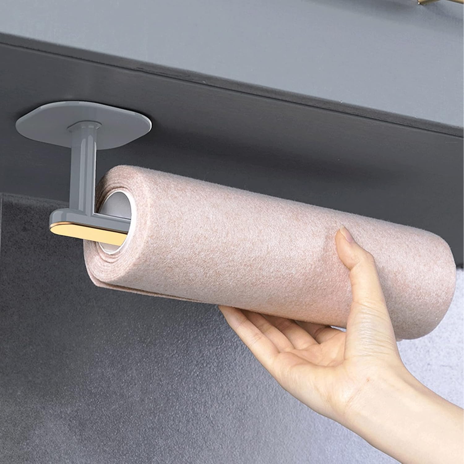 2PCS Gold Curtain Holders with Self Adhesive Hooks