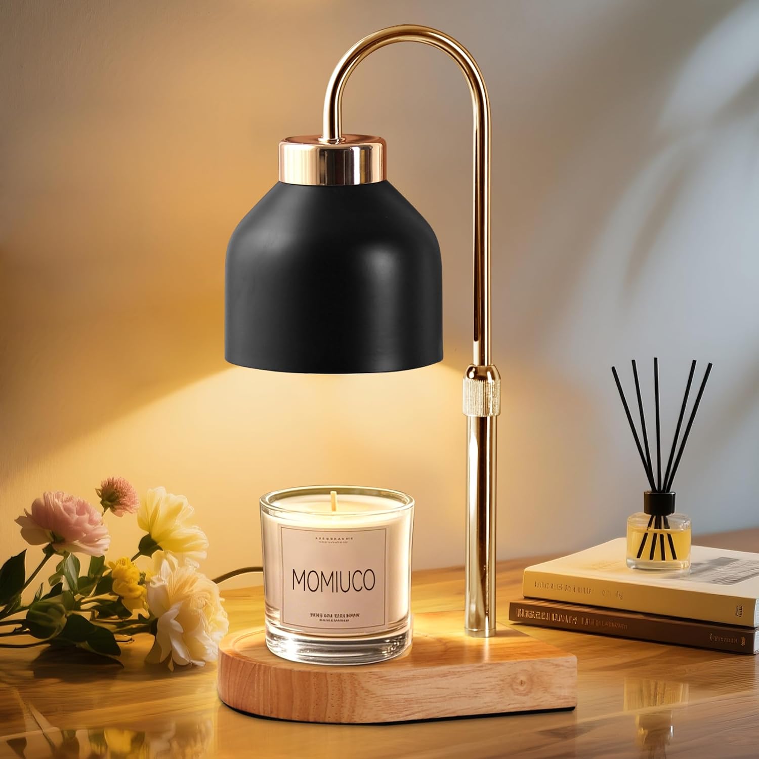 MOMIUCO Candle Warmer Lamp with Timer Dimmer