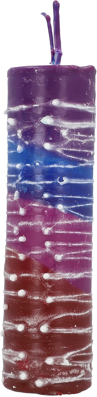 Shalhevet Light Havdalah Candle Tall Pillar 1