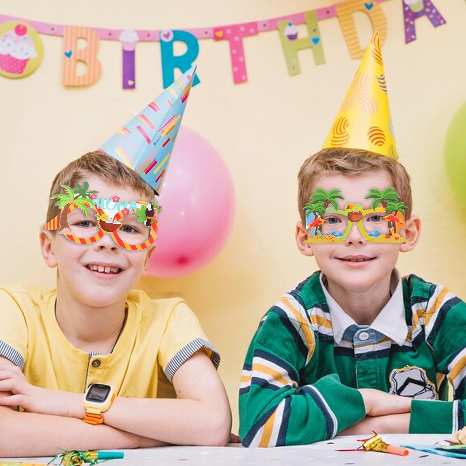 13 Pcs Beach Pool Party Eyeglasses Decorations